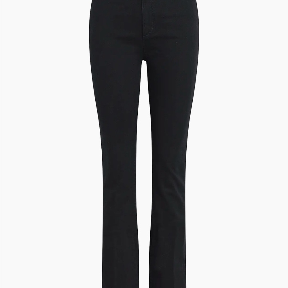 Favorite Daughter The Valentina Black High Rise Slim Flare Jeans Size 24